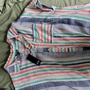 ANA shirt sleeve button up NWT
